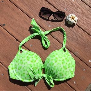 Push Up Halter Bikini Top